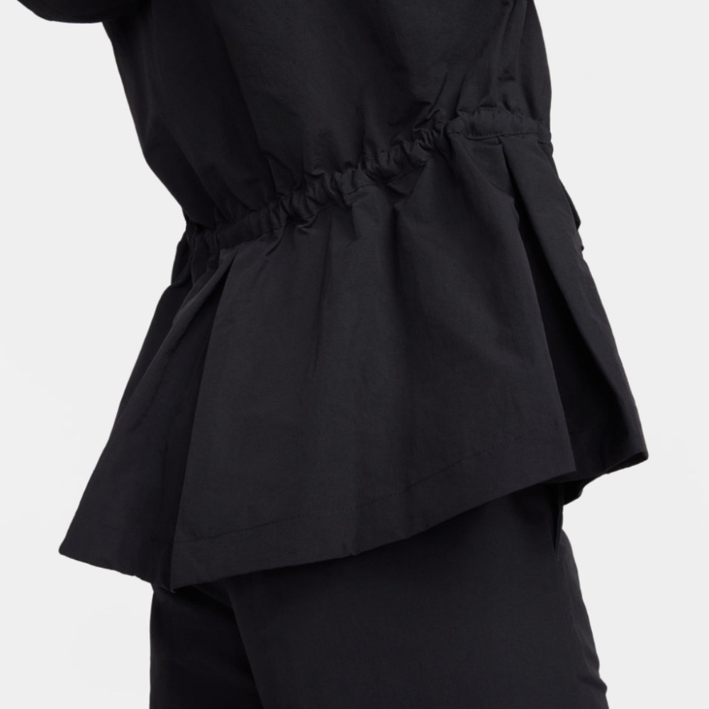 NIKE Sportswear Jacket Essentials Anorak Gathered Black NEW - Picture 7 of 10